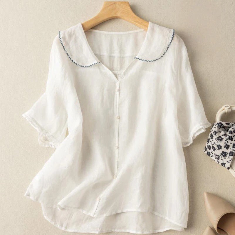 Adele Linen Blouse product image 5