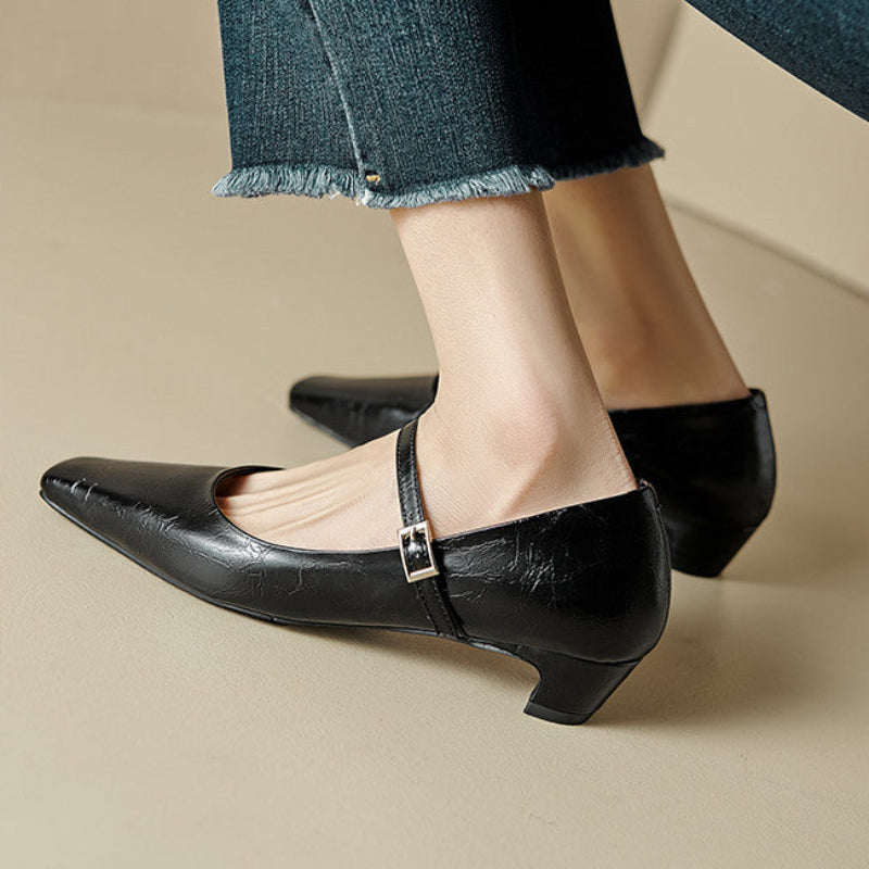 Alena Leather Heels product image 7