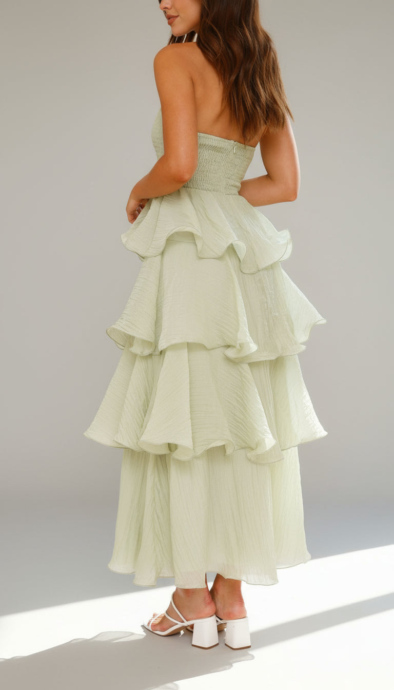 Amalise Tiered Strapless Maxi Dress product image 9
