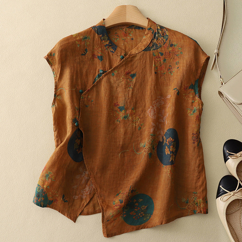 Amanda Linen Top product image 2