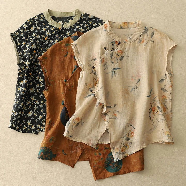 Amanda Linen Top product image 4
