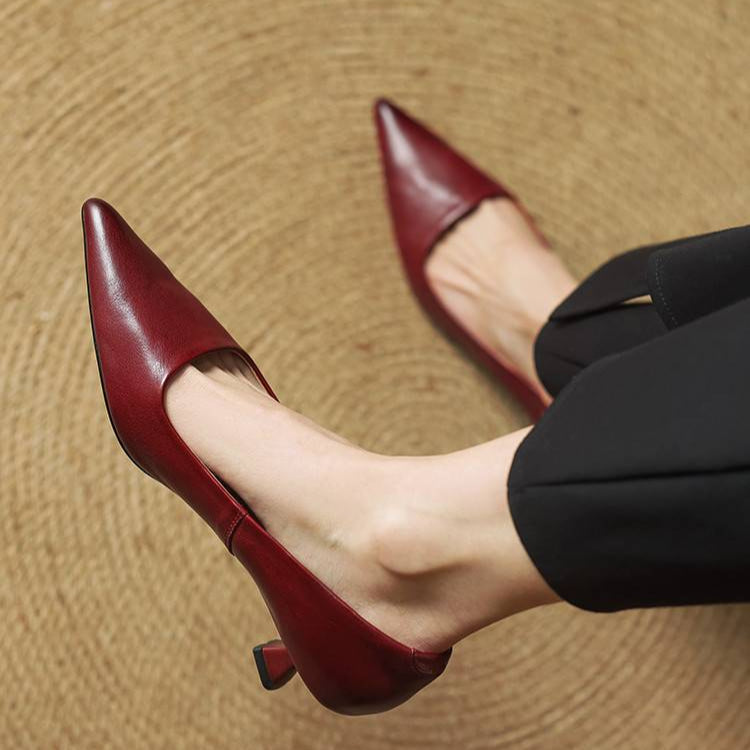 Anna Falcone Leather Heels product image 1