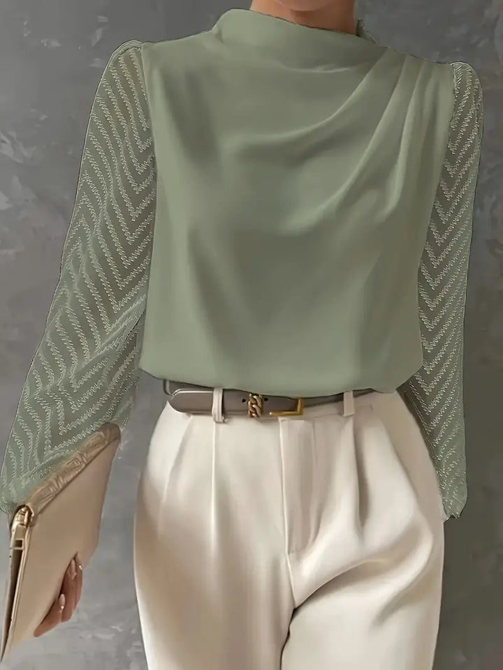Aveline Ruched-Neck Blouse product image 2