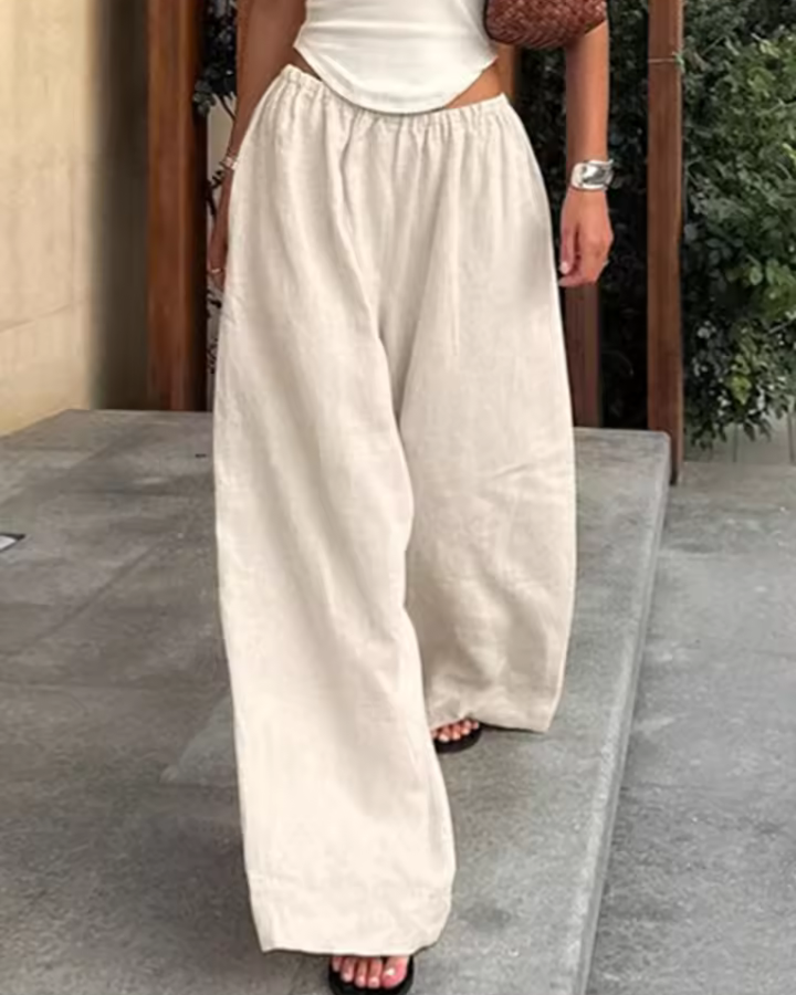 Avelisse Wide-Leg Elastic Trousers product image 1