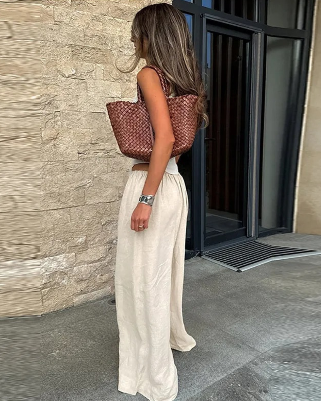 Avelisse Wide-Leg Elastic Trousers product image 6