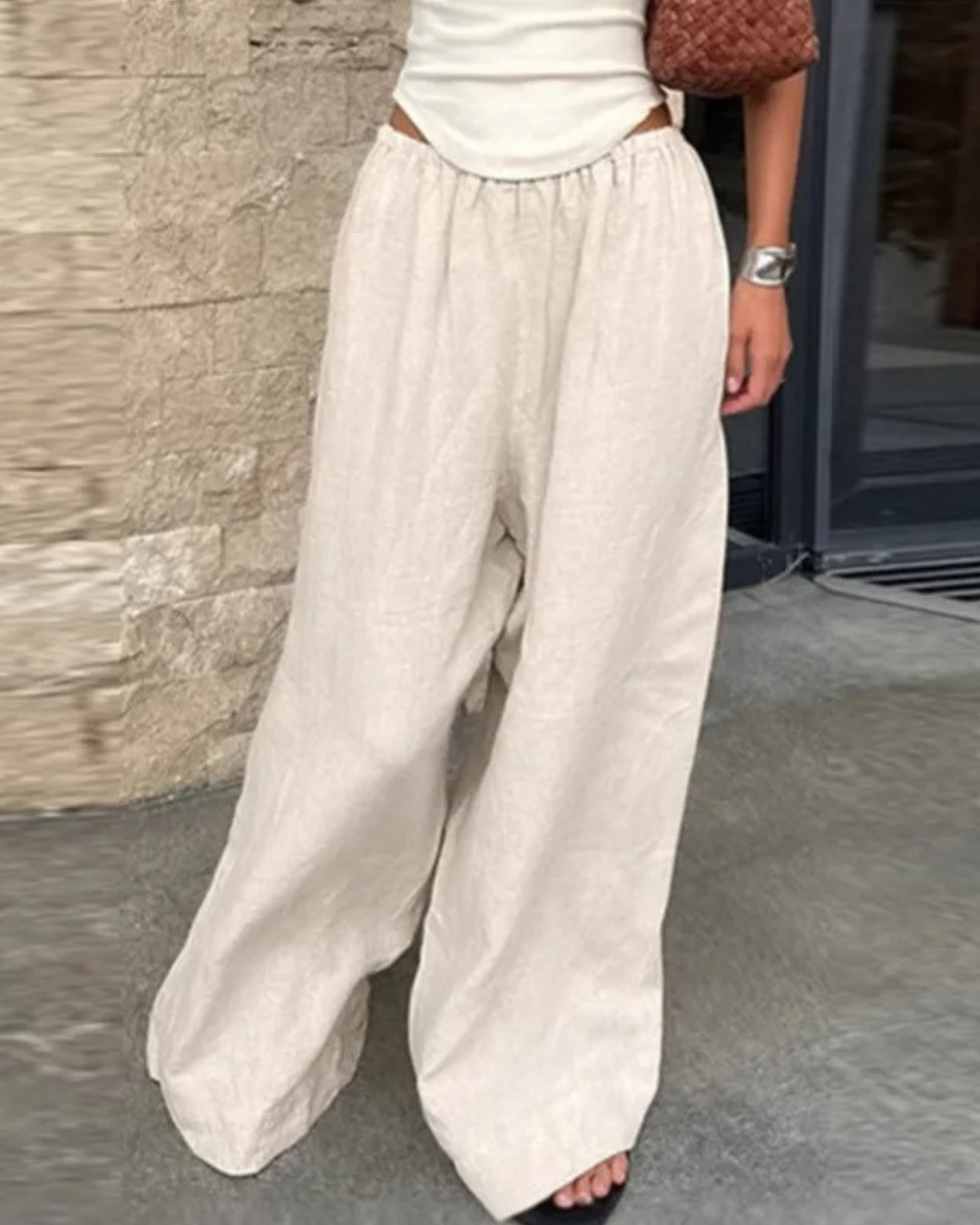 Avelisse Wide-Leg Elastic Trousers product image 7