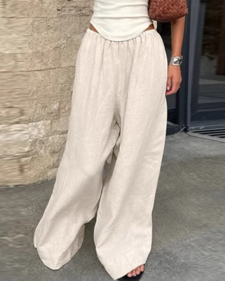 Avelisse Wide-Leg Elastic Trousers product image 7