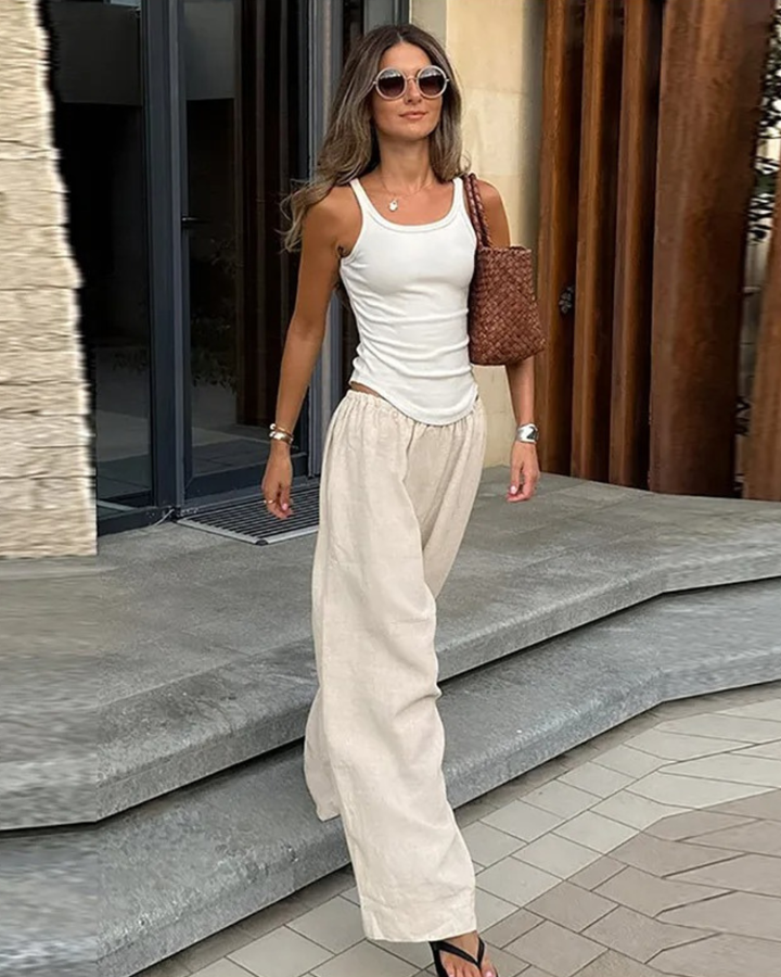 Avelisse Wide-Leg Elastic Trousers product image 8
