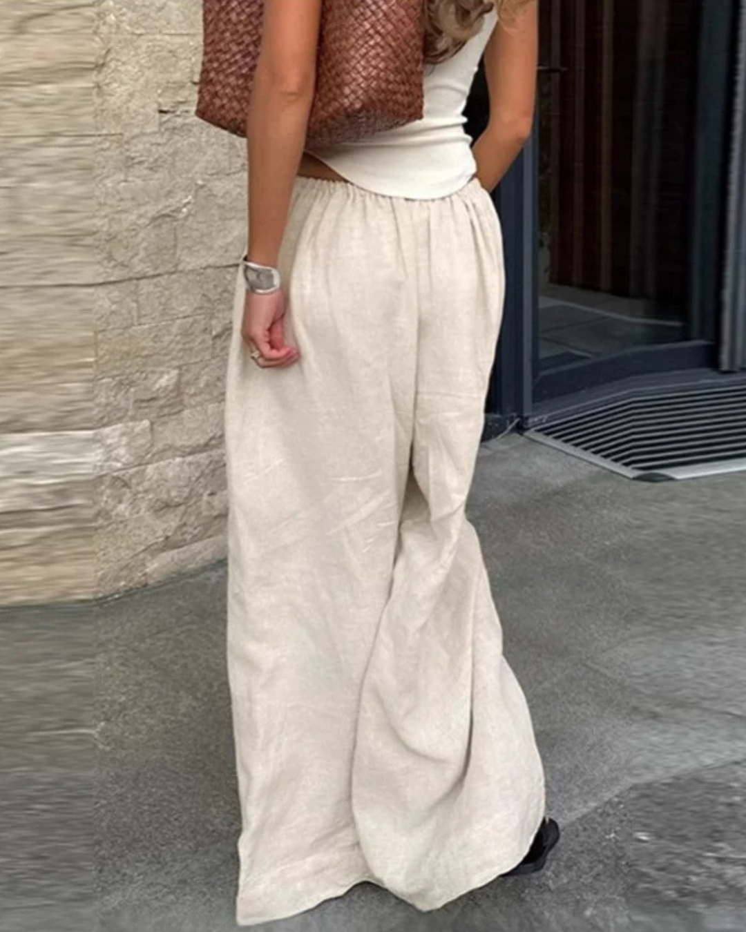 Avelisse Wide-Leg Elastic Trousers product image 9