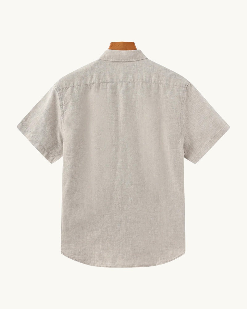 Capri - Linen Shirt (Shortsleeve) - Varenford 4