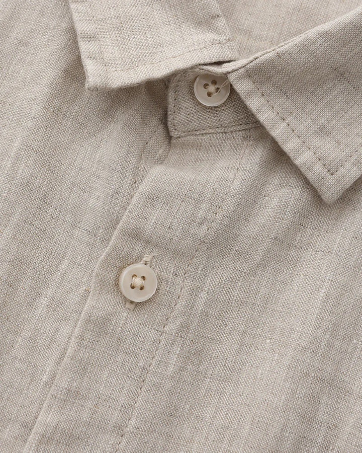 Capri - Linen Shirt (Shortsleeve) - Varenford 6