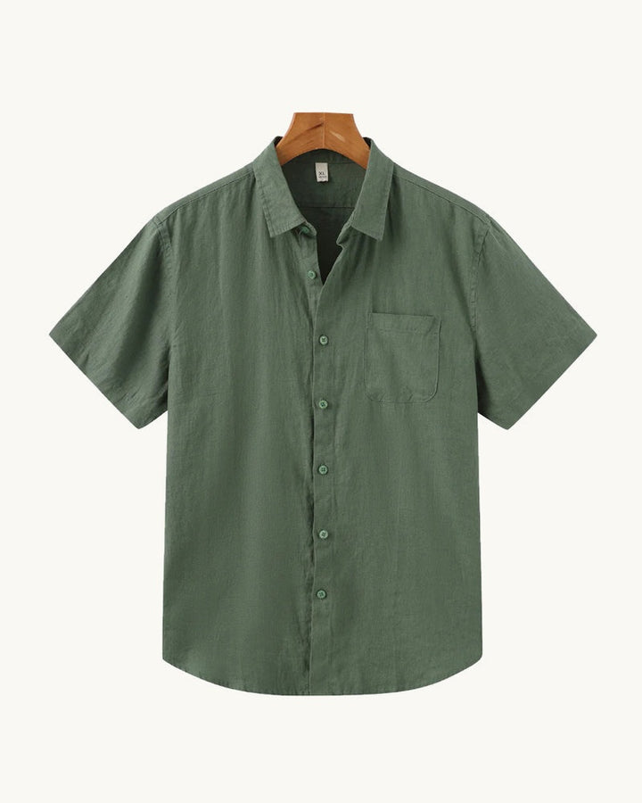 Capri - Linen Shirt (Shortsleeve) - Varenford 9