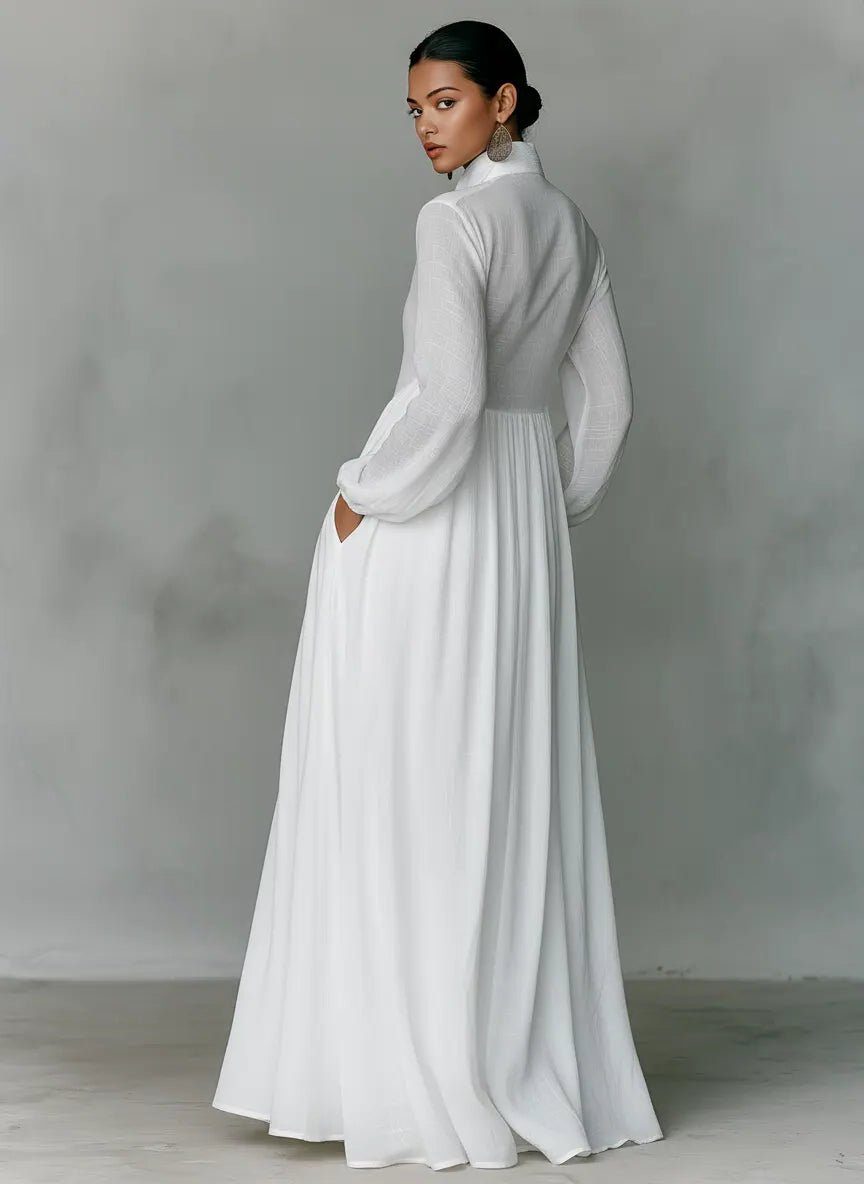 Elisane Flowing Maxi Shirt Dress product image 4
