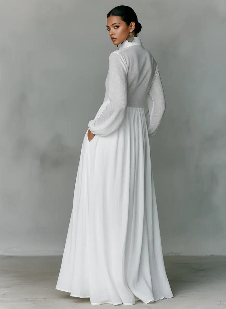 Elisane Flowing Maxi Shirt Dress product image 4