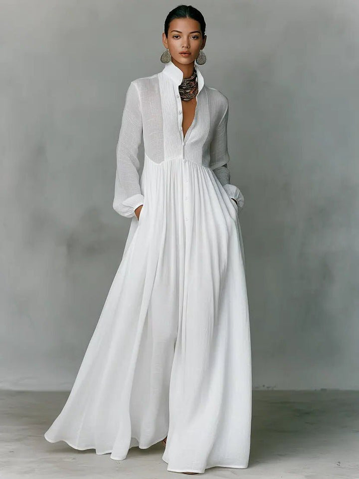 Elisane Flowing Maxi Shirt Dress product image 5
