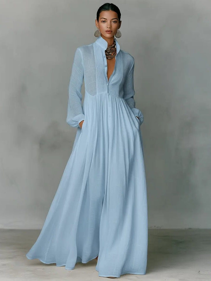 Elisane Flowing Maxi Shirt Dress product image 6