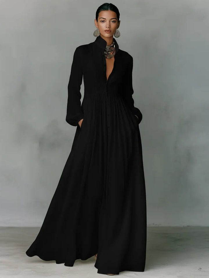 Elisane Flowing Maxi Shirt Dress product image 7