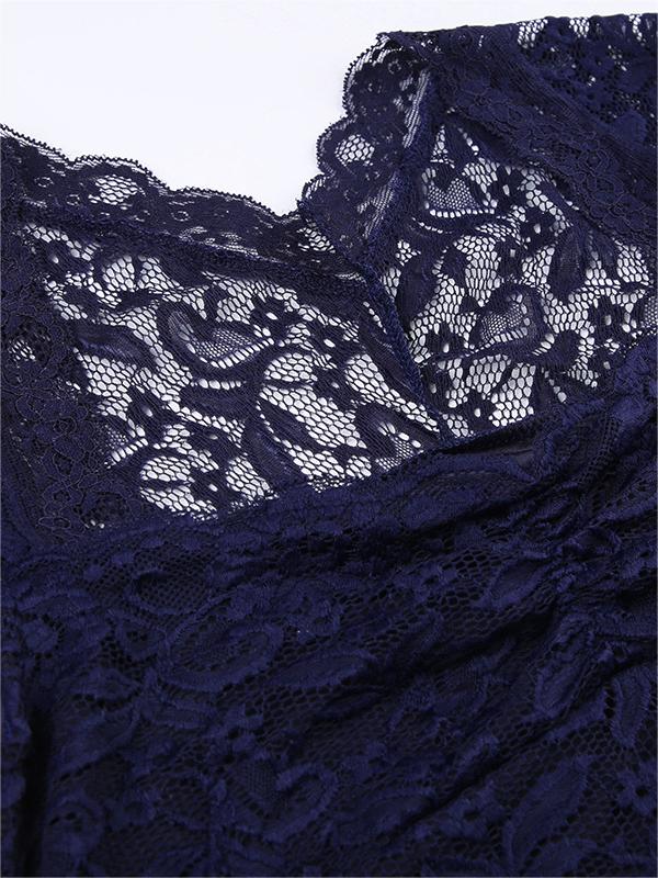 Elowen Navy Lace Top product image 4
