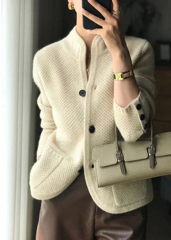 Elowen Textured Stand-Collar Cardigan product image 2