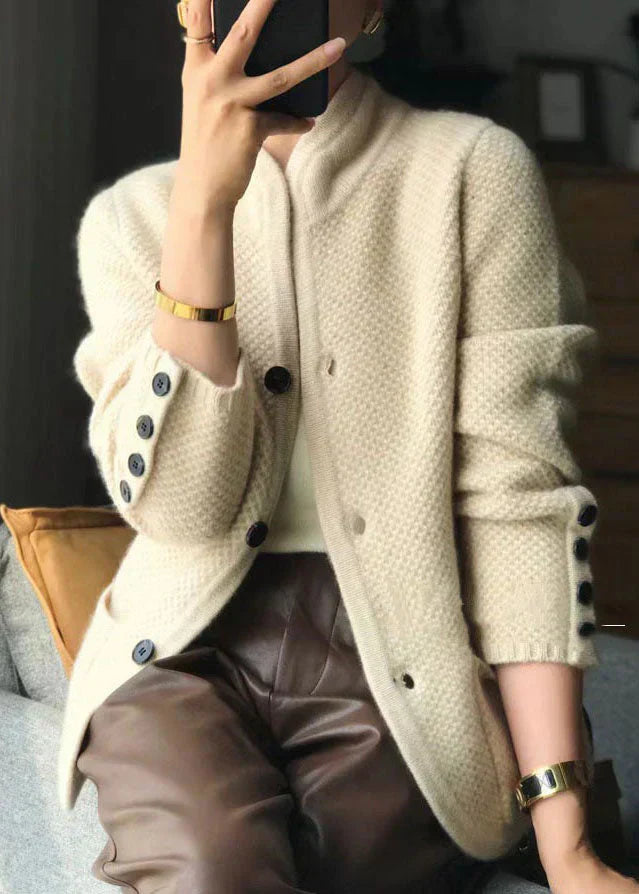 Elowen Textured Stand-Collar Cardigan product image 3