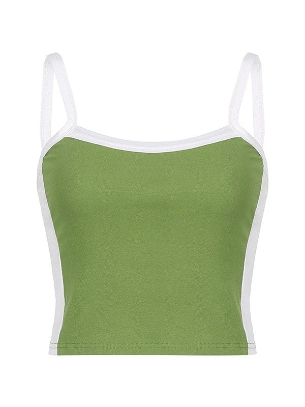 Elvara Contrast-Panel Crop Cami product image 4