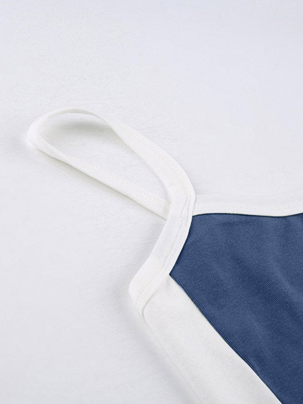 Elvara Contrast-Panel Crop Cami product image 11
