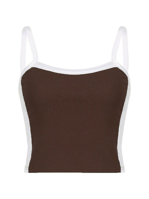 Elvara Contrast-Panel Crop Cami product image 16