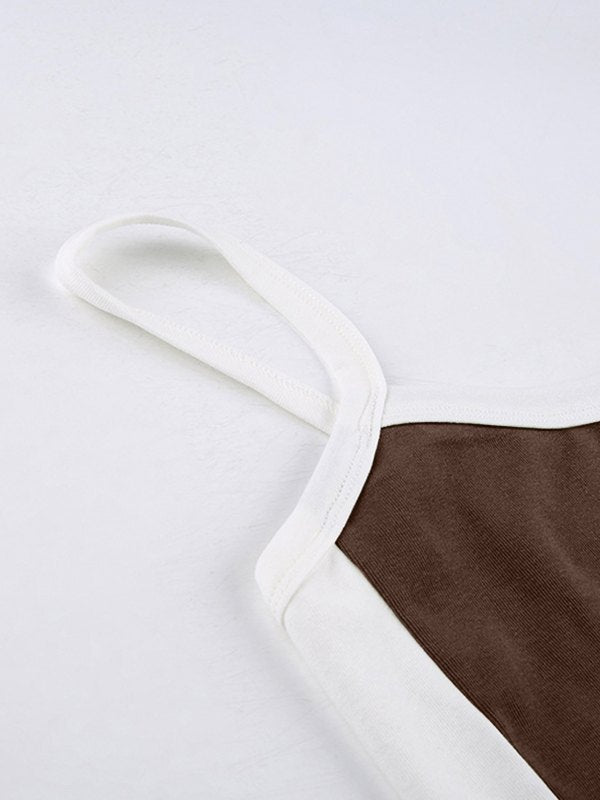 Elvara Contrast-Panel Crop Cami product image 17