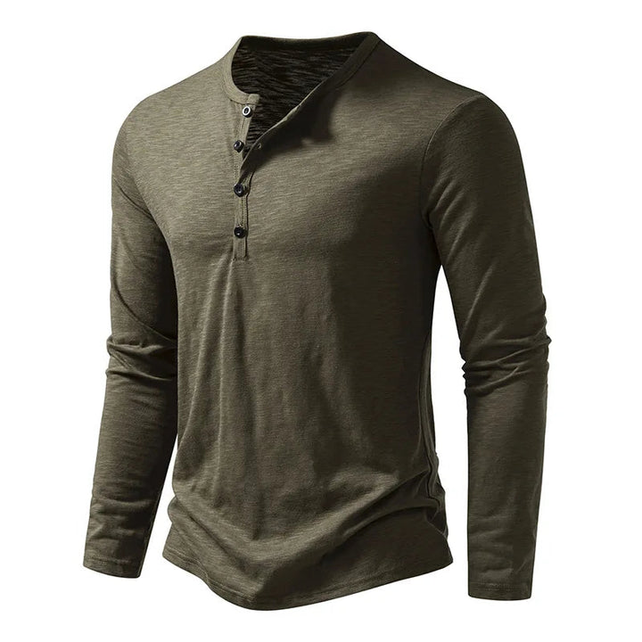 Enzo Cotton Henley product image 2