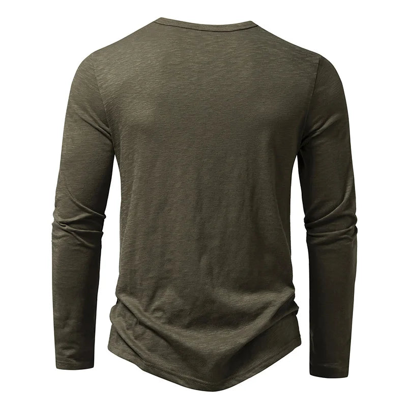 Enzo Cotton Henley product image 3