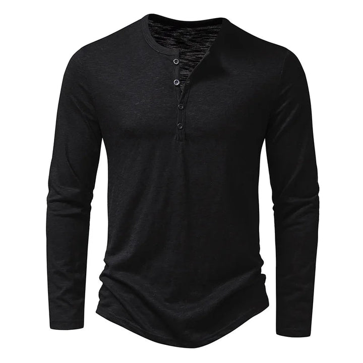 Enzo Cotton Henley product image 4