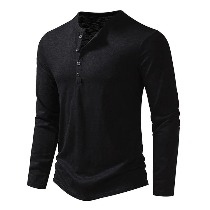 Enzo Cotton Henley product image 5