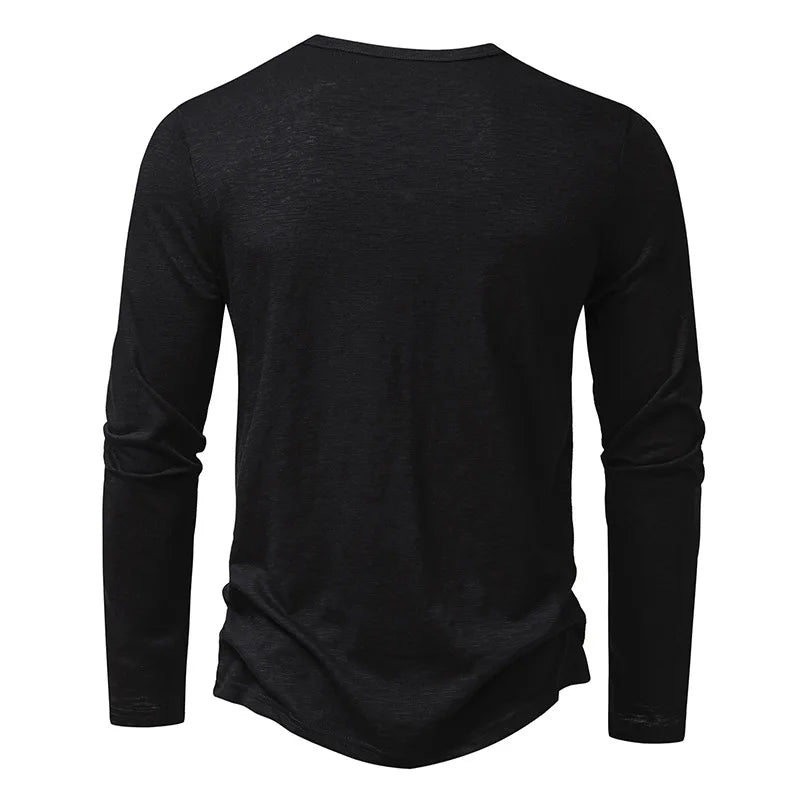 Enzo Cotton Henley product image 6