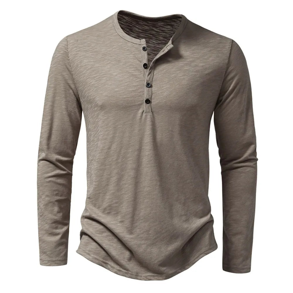 Enzo Cotton Henley product image 7