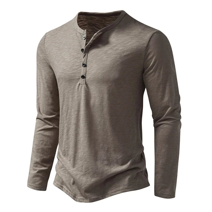 Enzo Cotton Henley product image 8
