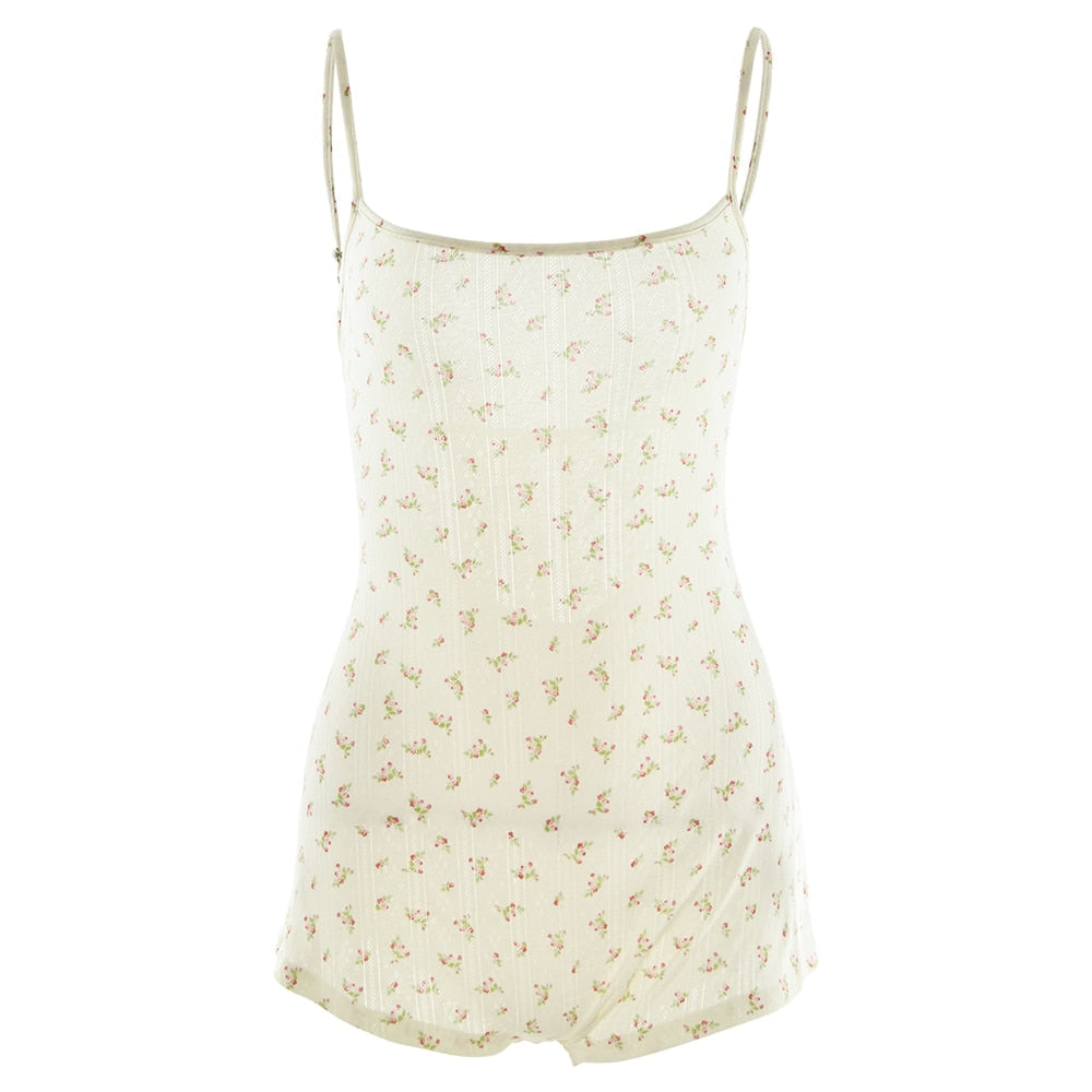 Florielle Lace-Up Floral Playsuit product image 8