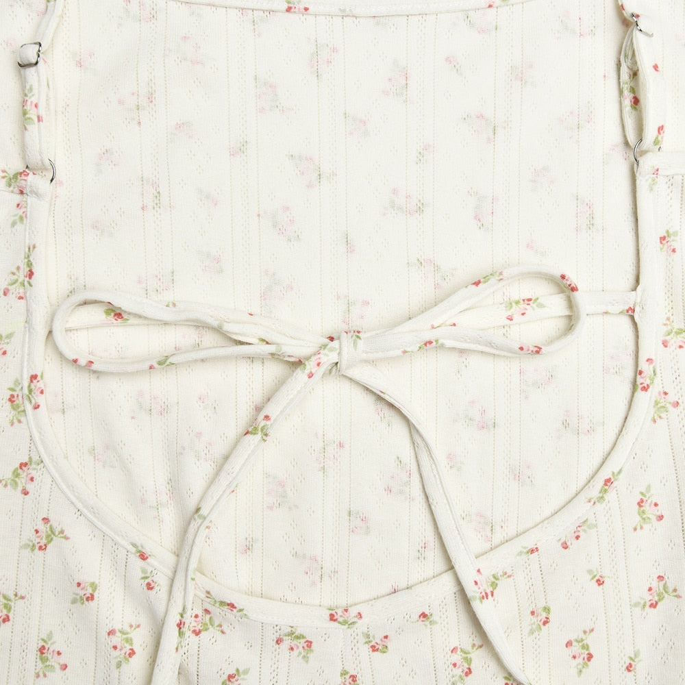 Florielle Lace-Up Floral Playsuit product image 9