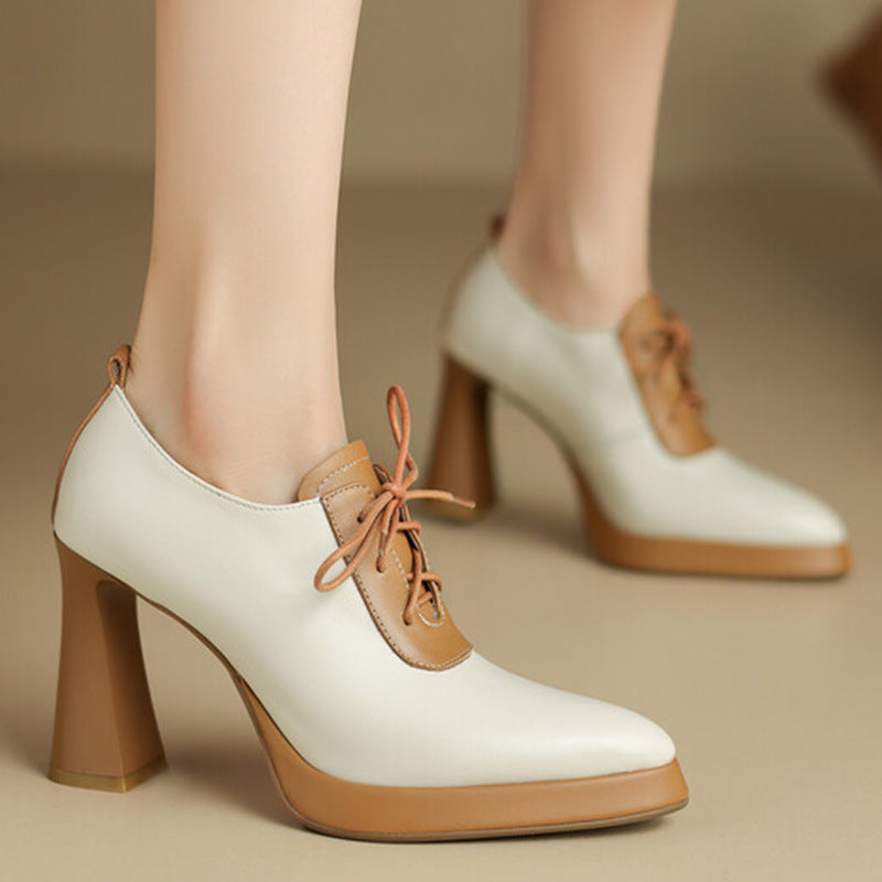 Grace Leather Heels product image 1