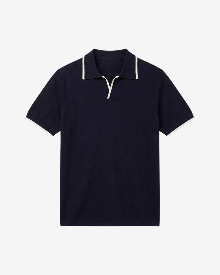 Harven Contrast-Trim Knit Polo product image 2