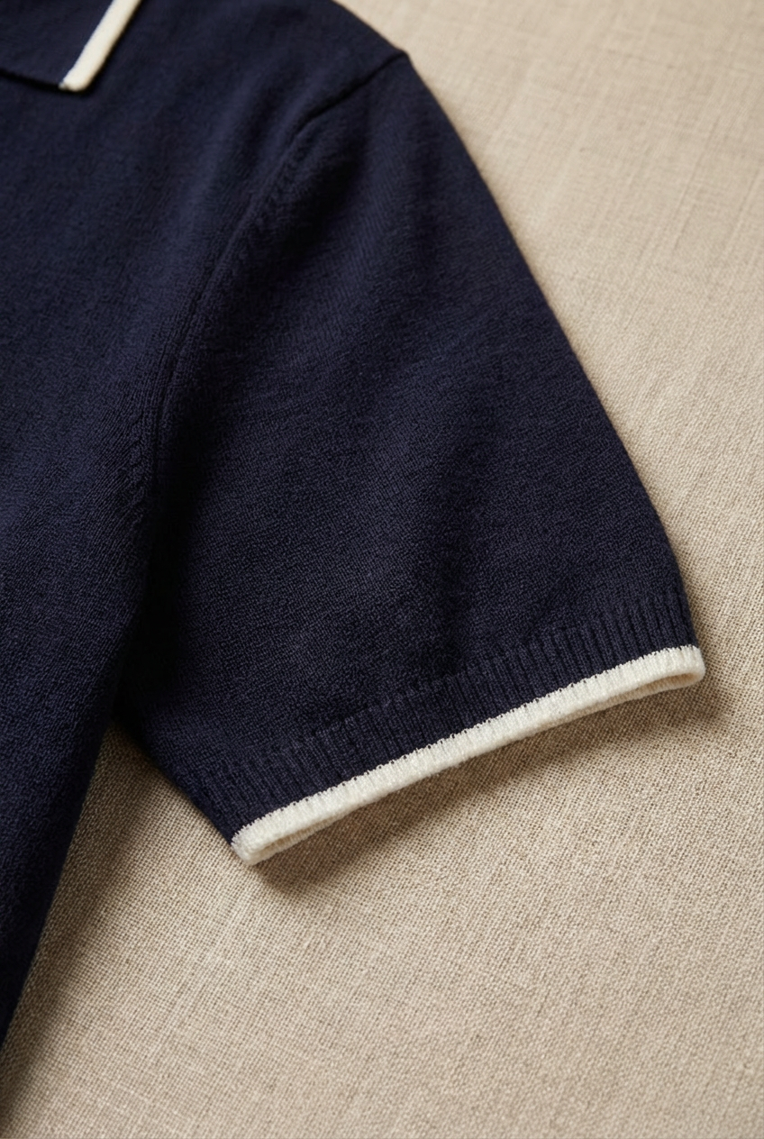 Harven Contrast-Trim Knit Polo product image 5