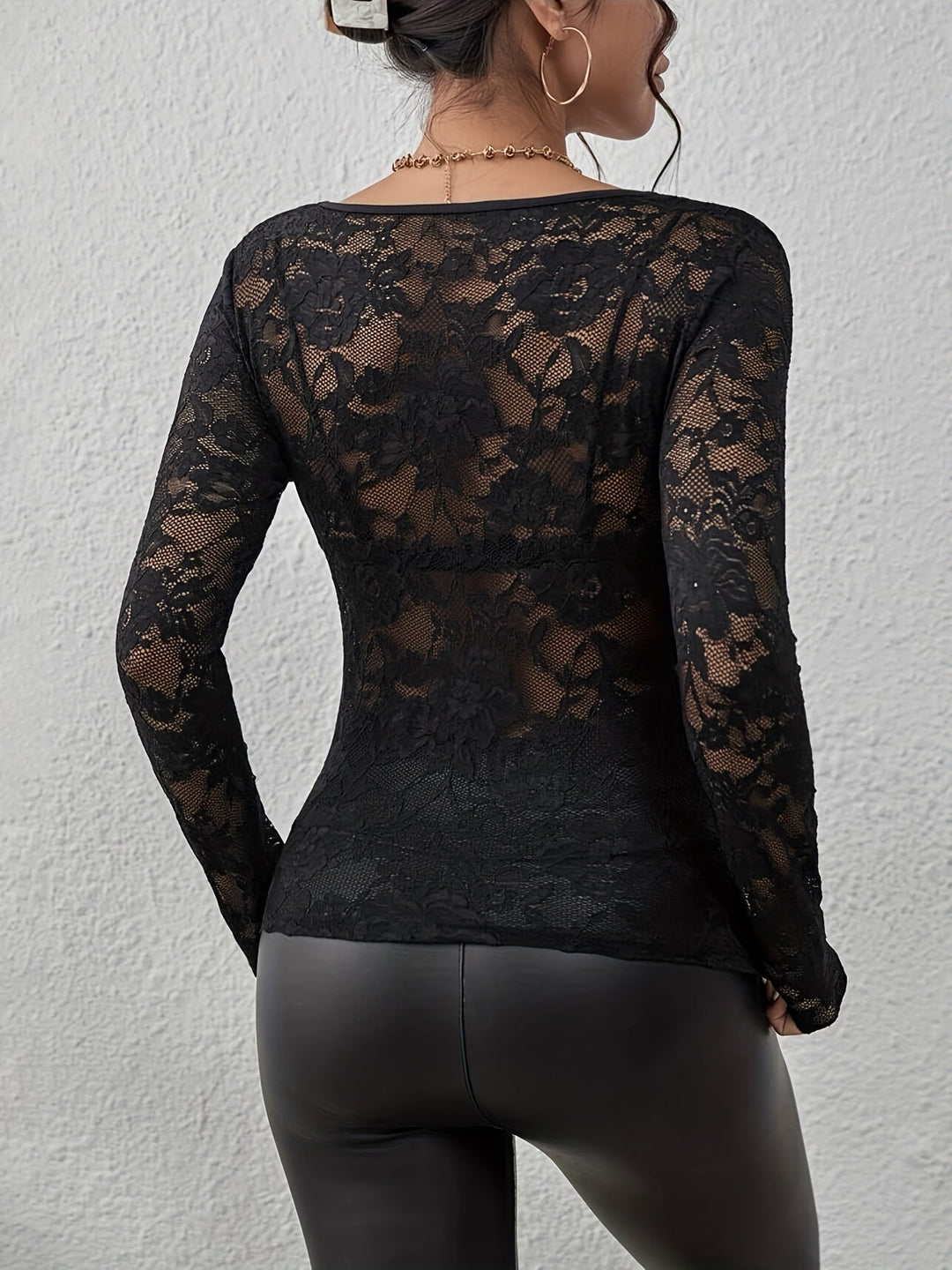 Lisette Sheer Lace Blouse product image 6