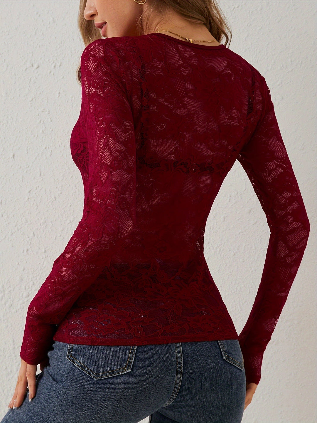 Lisette Sheer Lace Blouse product image 10