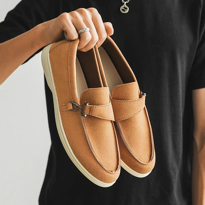 Lorenzo Suede Loafers - Varenford 1