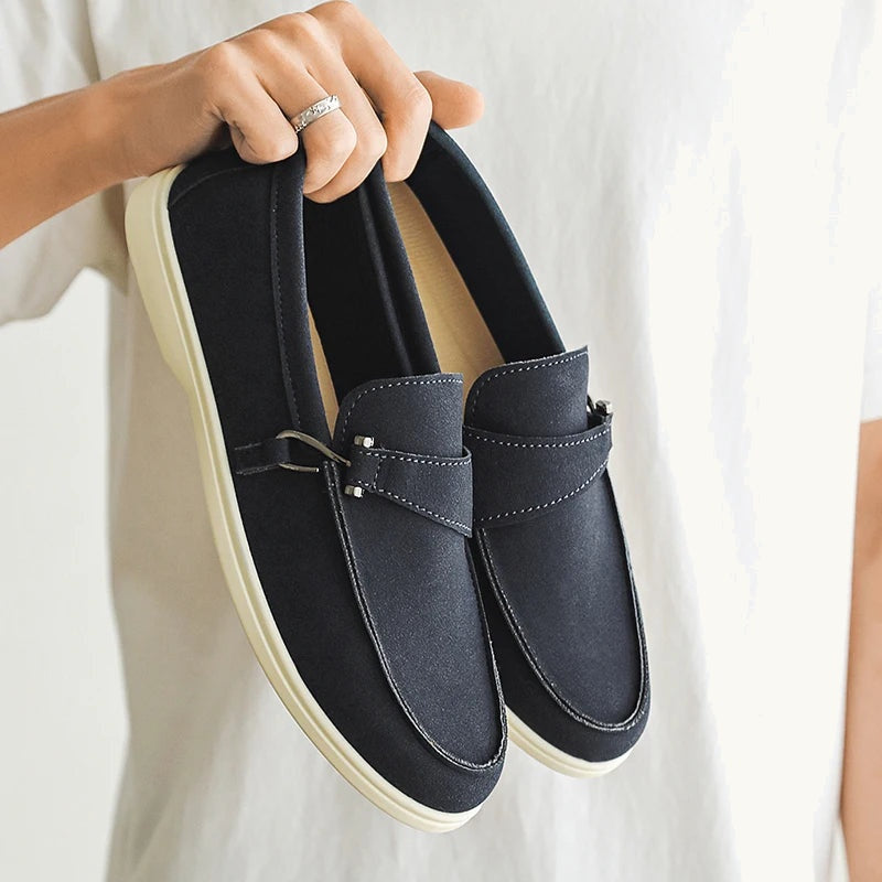 Lorenzo Suede Loafers - Varenford 3