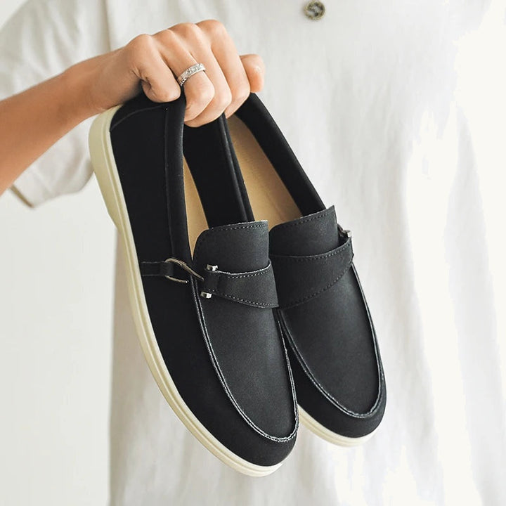 Lorenzo Suede Loafers - Varenford 5