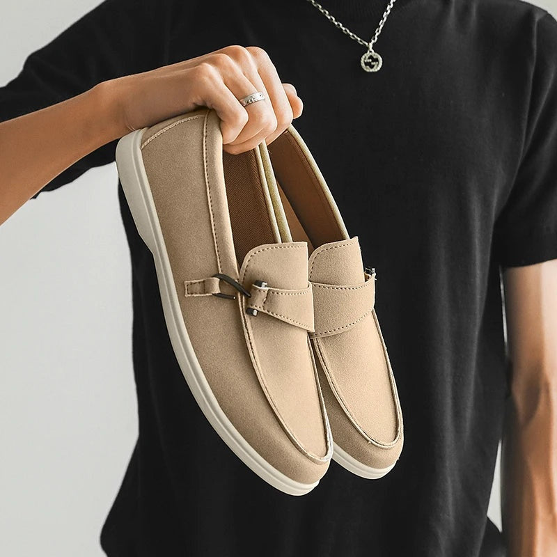 Lorenzo Suede Loafers - Varenford 6