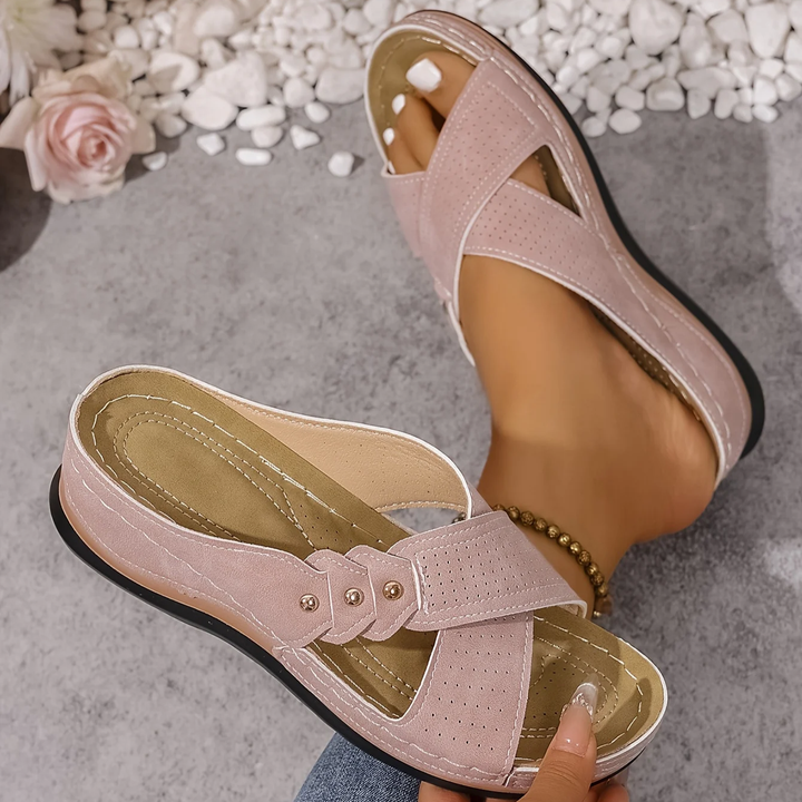 Mireva Cross-Strap Slide Sandals product image 7