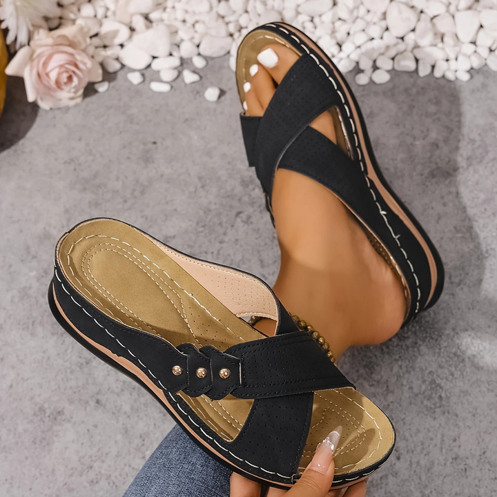 Mireva Cross-Strap Slide Sandals product image 10