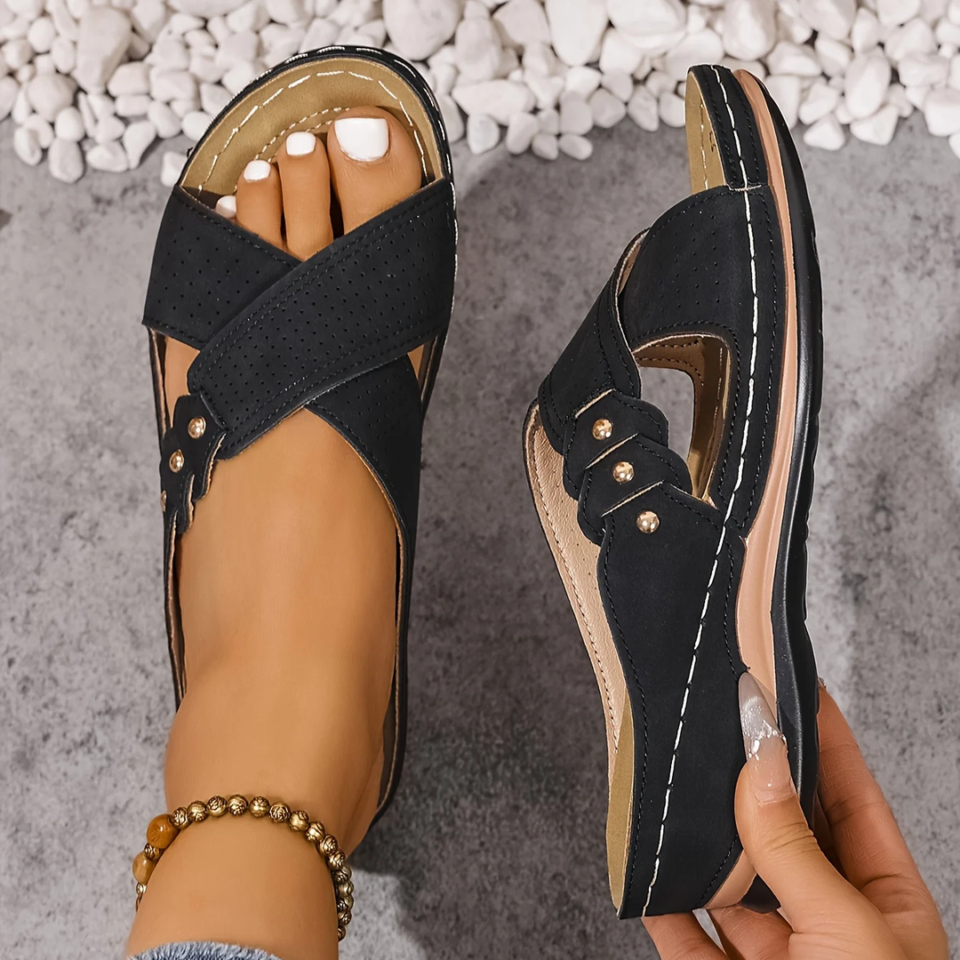 Mireva Cross-Strap Slide Sandals product image 11
