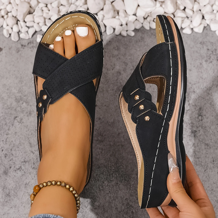 Mireva Cross-Strap Slide Sandals product image 11